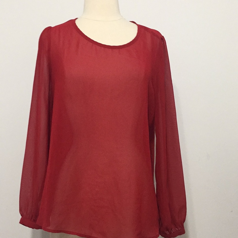 🌹Charming Charlie Red Blouse🌹